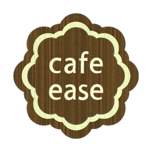 渡部あゆみ (aominoumiushi)さんのカフェ「cafe ease」のロゴへの提案