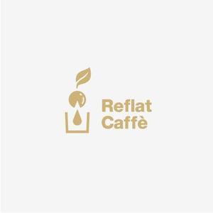 kozi design (koji-okabe)さんのフレッシュジュースの「Reflat caffe」カフェのロゴへの提案