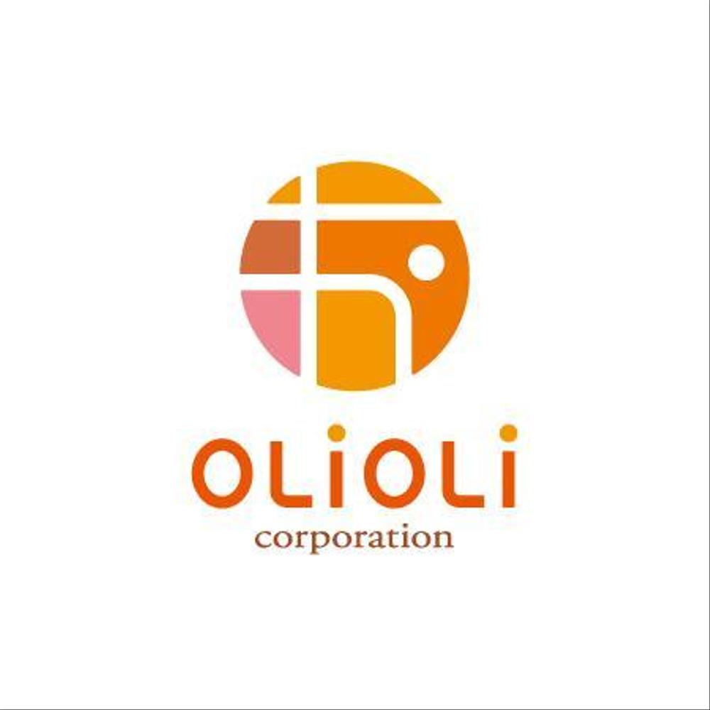 創作和食料理店　衣料品販売　売電　などを営む企業　「OLi OLi  」（四季おりおり）のロゴ　