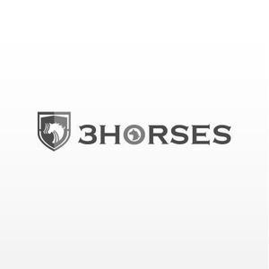 mako_369 (mako)さんの乗馬用品のウエブショップの「３HORSES」のロゴへの提案