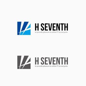 もり ()さんのオリジナリティを目指すIT企業のロゴ(H-SEVENTH)への提案
