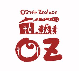 てがきや (tegakiya)さんの洋食メインの居酒屋　ワイン中心　オズの魔法使い　バール　オステリア　の　ロゴへの提案