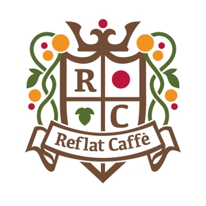 Torikanna (torikanna)さんのフレッシュジュースの「Reflat caffe」カフェのロゴへの提案