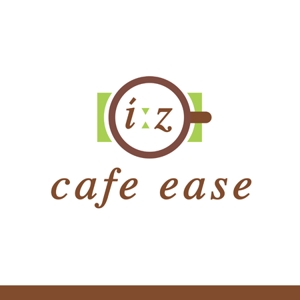 yakumo8 ()さんのカフェ「cafe ease」のロゴへの提案
