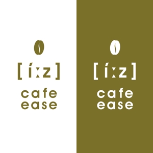 nature_acp ()さんのカフェ「cafe ease」のロゴへの提案