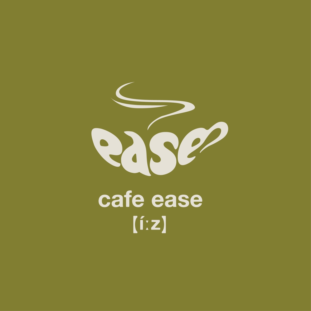 カフェ「cafe ease」のロゴ