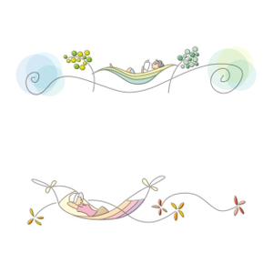 さんのハンモックのイラストへの提案