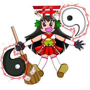 megtomiyu (megtomiyu)さんのゲームに登場するモンスターのイラスト(巫女モンスター)への提案