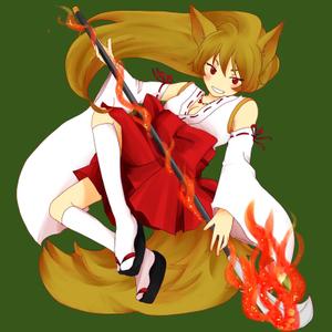 michi (mishengyyi)さんのゲームに登場するモンスターのイラスト(巫女モンスター)への提案