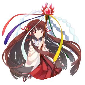 林檎まお ()さんのゲームに登場するモンスターのイラスト(巫女モンスター)への提案