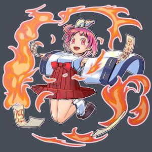 kishu (kishu)さんのゲームに登場するモンスターのイラスト(巫女モンスター)への提案