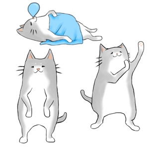 Rinzu工房 (shimon_sketch)さんの2足歩行の猫のイラストへの提案