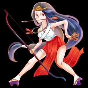 elevenさんのゲームに登場するモンスターのイラスト(巫女モンスター)への提案