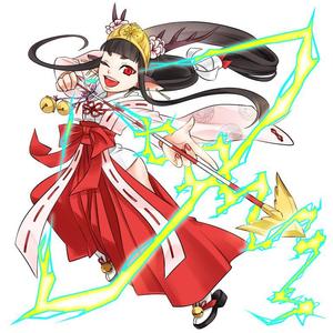 310c4 (310c4)さんのゲームに登場するモンスターのイラスト(巫女モンスター)への提案