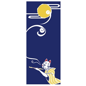 月兎屋 (gettoya_kyoka)さんの狐のお面をモチーフとした手拭いのデザインへの提案