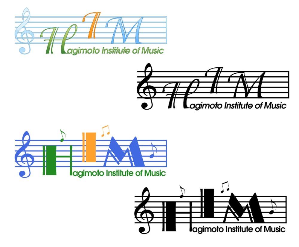 音楽教室のホームページ・広告用ロゴ制作