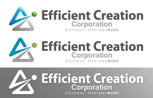 Hiko-KZ Design (hiko-kz)さんの電子機器メーカー　「Efficient Creation: 和名 エフィシエントクリエーション」ロゴ一式への提案