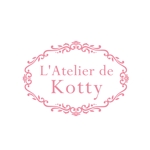 yuko asakawa (y-wachi)さんのお菓子教室「L'Atelier de Kotty（アトリエ・ドゥ・コッティ）」のロゴへの提案