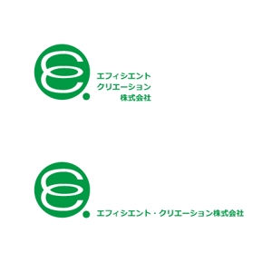 yukioomugiさんの電子機器メーカー　「Efficient Creation: 和名 エフィシエントクリエーション」ロゴ一式への提案
