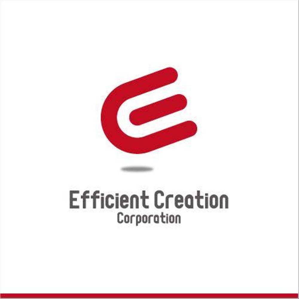 電子機器メーカー　「Efficient Creation: 和名 エフィシエントクリエーション」ロゴ一式