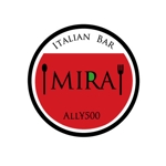 aero design studio (aero_design_studio)さんの500円イタリアンバル「MIRA」のロゴへの提案
