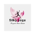 Me-deru (mederu)さんの屋号「Silky yoga」のロゴへの提案