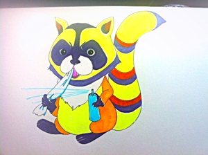 SEIKO (seikojapan)さんのアライグマのキャラクターデザインへの提案