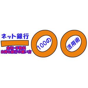 佐藤勝美 (shopcssato)さんの「ネット銀行100の活用術」のロゴへの提案