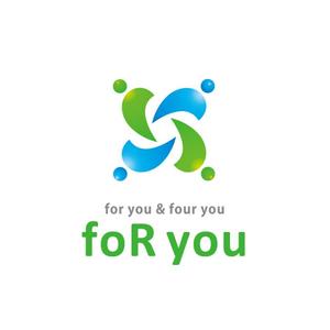 yuko asakawa (y-wachi)さんの訪問リハビリ会社「foR you」のロゴへの提案