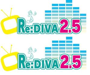 micco (mioricco)さんのボーカロイドのオリジナル音楽ユニット「Re:DIVA2.5（リアルディーヴァニーテンゴ）」のユニット名ロゴへの提案