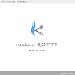 TrueColors (TrueColors)さんのお菓子教室「L'Atelier de Kotty（アトリエ・ドゥ・コッティ）」のロゴへの提案
