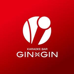 shirokuma_design (itohsyoukai)さんのKARAOKE BAR「GIN×GIN」のロゴへの提案