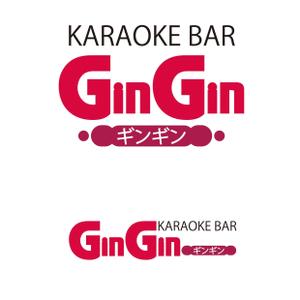 ookawa (family-ookawa)さんのKARAOKE BAR「GIN×GIN」のロゴへの提案