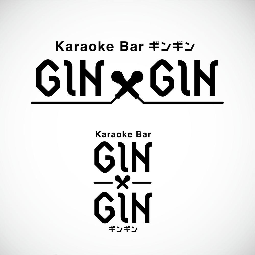 KARAOKE BAR「GIN×GIN」のロゴ