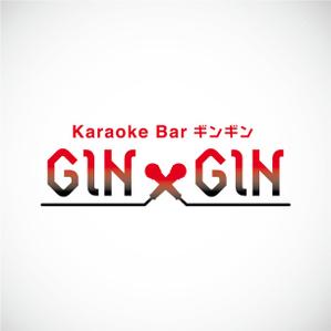 saitu (saitu)さんのKARAOKE BAR「GIN×GIN」のロゴへの提案