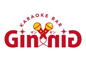 ohtakara (takarachan53-30)さんのKARAOKE BAR「GIN×GIN」のロゴへの提案
