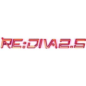 NEONZ (ssconnection0922)さんのボーカロイドのオリジナル音楽ユニット「Re:DIVA2.5（リアルディーヴァニーテンゴ）」のユニット名ロゴへの提案