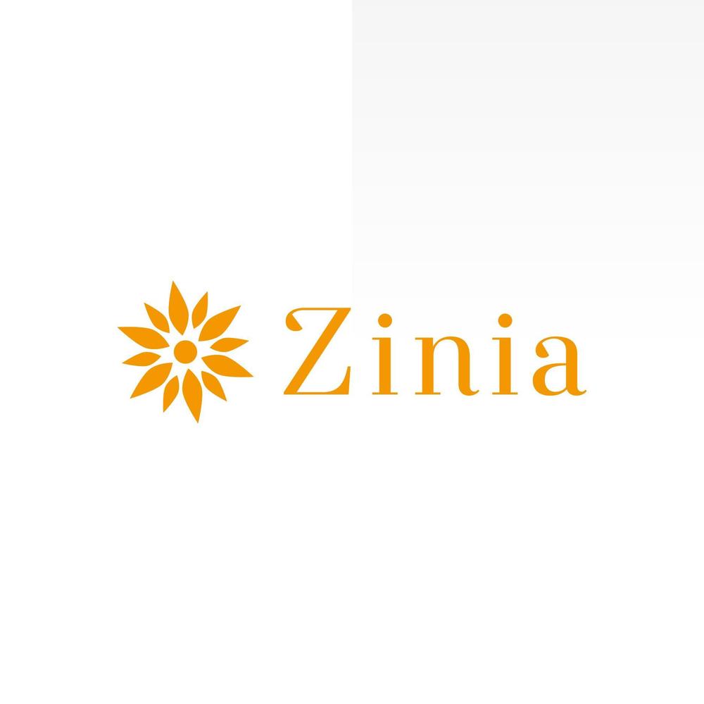 アパレルショップサイト『Zinia』のロゴデザイン