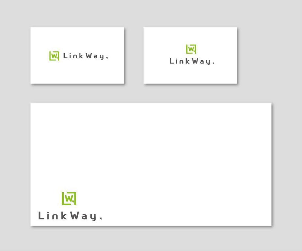 「LinkWay,出版株式会社」のロゴ作成