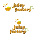 写真家リョウ (rsdr10)さんのフルーツ屋さん『juicy factory』のロゴへの提案