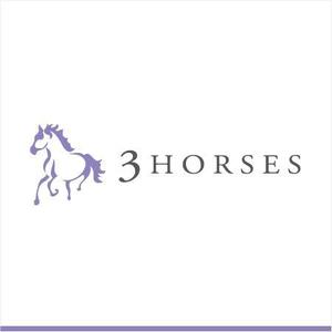 drkigawa (drkigawa)さんの乗馬用品のウエブショップの「３HORSES」のロゴへの提案