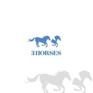 S design (saito48)さんの乗馬用品のウエブショップの「３HORSES」のロゴへの提案