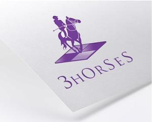 kou1113 (kou1113)さんの乗馬用品のウエブショップの「３HORSES」のロゴへの提案