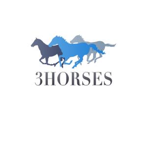 Masahiro Yamashita (my032061)さんの乗馬用品のウエブショップの「３HORSES」のロゴへの提案