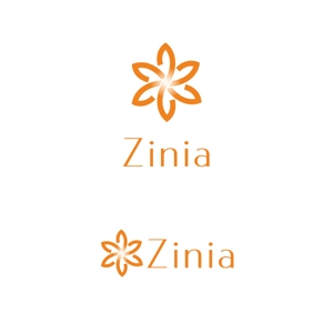 angie design (angie)さんのアパレルショップサイト『Zinia』のロゴデザインへの提案