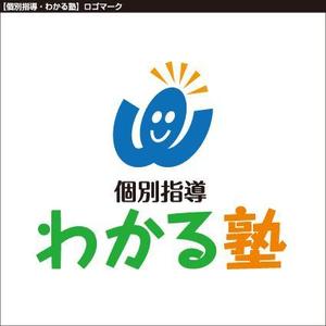 tori_D (toriyabe)さんの学習塾「個別指導　わかる塾」のロゴへの提案