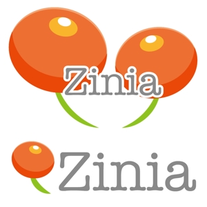 マツオカカナコ (km-ppp-0901)さんのアパレルショップサイト『Zinia』のロゴデザインへの提案