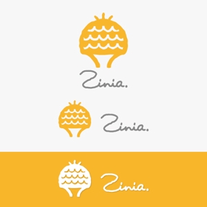 eiasky (skyktm)さんのアパレルショップサイト『Zinia』のロゴデザインへの提案