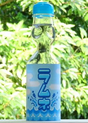 Luigi (Luigi)さんの「ラムネデザインラベル」飲料水ラムネのボトルに巻くラベルデザインへの提案