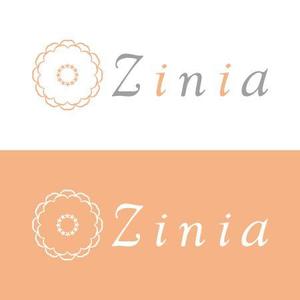 9akamurasakiさんのアパレルショップサイト『Zinia』のロゴデザインへの提案